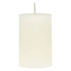 Polar kynttilät adventtikynttilä Rustic 6x9 cm valkoinen 4kp