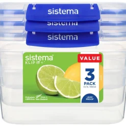 Sistema Klip It + rasiasetti 3 kpl 1 L