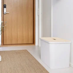 Smartstore Collect lajitteluastiasetti vanerikannella 76 L valkoinen