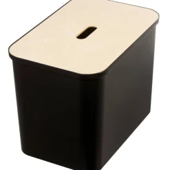 Smartstore Collect lajitteluastia vanerikannella 76 L musta
