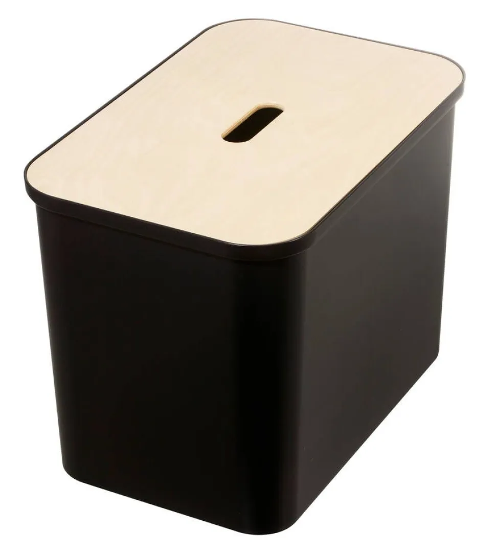 Smartstore Collect lajitteluastia vanerikannella 76 L musta