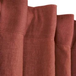 Svanefors verhot Julie 145x280 cm tiilenpunainen 2 kpl