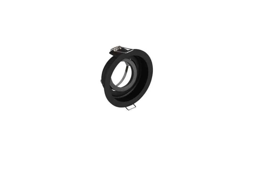 Trio Lighting alasvalo Kenai GU10 9 cm mattamusta pyöreä