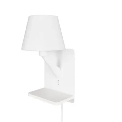 Trio Lighting Comfort seinävalaisin E14 mattavalkoinen latau