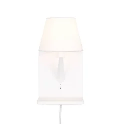 Trio Lighting Comfort seinävalaisin E14 mattavalkoinen latau