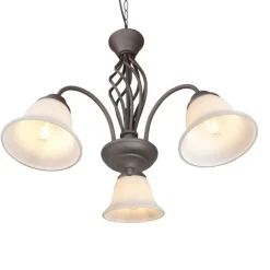 Trio Lighting kattokruunu Rustica 3-os E27 rustiikki