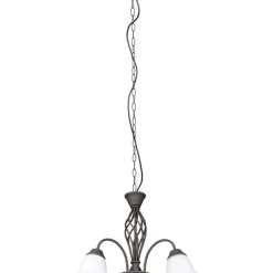 Trio Lighting kattokruunu Rustica 3-os E27 rustiikki