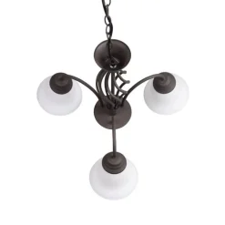 Trio Lighting kattokruunu Rustica 3-os E27 rustiikki