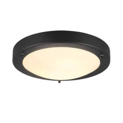 Trio Lighting kattovalaisin Condus H2O E27 mattamusta