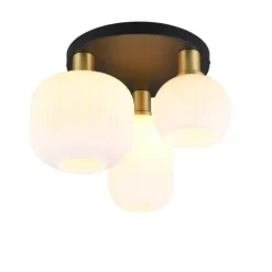Trio Lighting kattovalaisin Diva 3-os E27 mattamessinki/valk