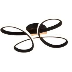 Trio Lighting kattovalaisin Fly LED 40 cm mattamusta