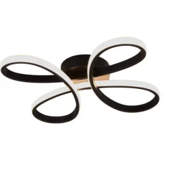 Trio Lighting kattovalaisin Fly LED 40 cm mattamusta