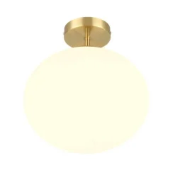 Trio Lighting kattovalaisin Fomento E27 mattamessinki/valkoi