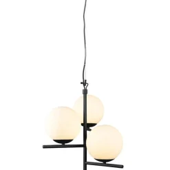 Trio Lighting riippuvalaisin Pure 3-os E14 mattamusta