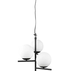 Trio Lighting riippuvalaisin Pure 3-os E14 mattamusta