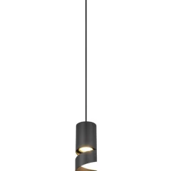 Trio Lighting riippuvalaisin Stream 1-os GU10 mattamusta