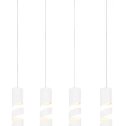 Trio Lighting riippuvalaisin Stream 4-os GU10 mattavalkoinen