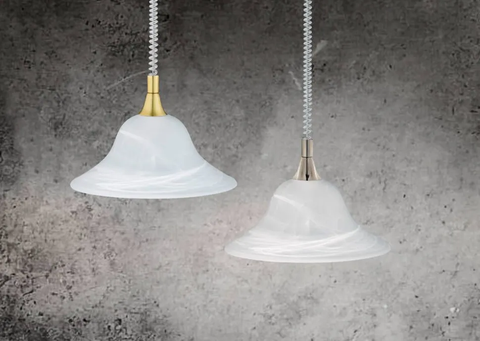 Trio Lighting riippuvalaisin Viola E27 harjattu teräs