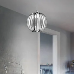 Trio Lighting riippuvalaisin Zucca 40 cm E27 kromi