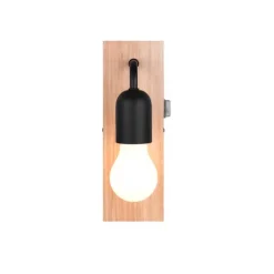 Trio Lighting seinävalaisin Arturo H2O 1-os E27 puu/mattamus