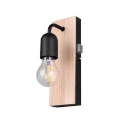Trio Lighting seinävalaisin Arturo H2O 1-os E27 puu/mattamus