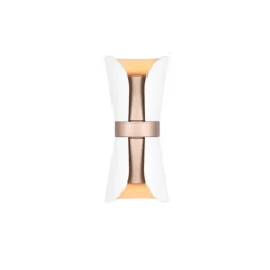 Trio Lighting seinävalaisin Coat 2xGU10 mattavalkoinen/kahvi