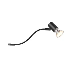 Trio Lighting seinävalaisin Giada H2O 1-os GU10 mattamusta