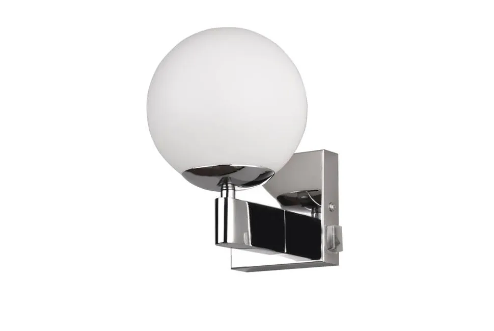 Trio Lighting seinävalaisin Kula H2O 1-os E14 kromi