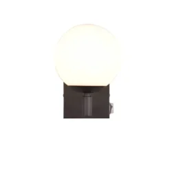 Trio Lighting seinävalaisin Kula H2O 1-os E14 mattamusta