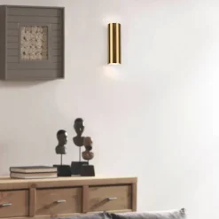 Trio Lighting seinävalaisin Marley 2xGU10 antiikkimessinki