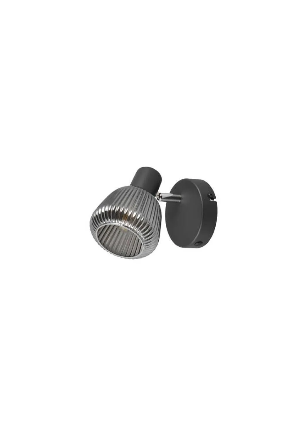 Trio Lighting spottivalaisin Tarifa 1-os E14 mattamusta/krom