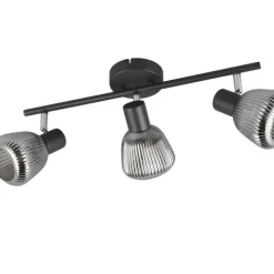 Trio Lighting spottivalaisin Tarifa 3-os E14 mattamusta/krom