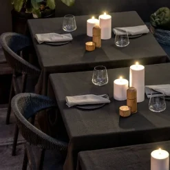 Uyuni LED kynttilä ulkokäyttöön 8,4x10 cm valkoinen