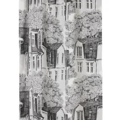 Vallila Puukylä valmisverho 140x250 cm harmaa