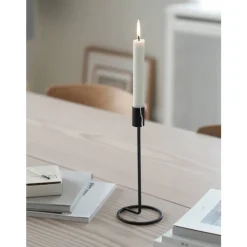 Villa Collection kynttilänjalka 23,5 cm musta rauta