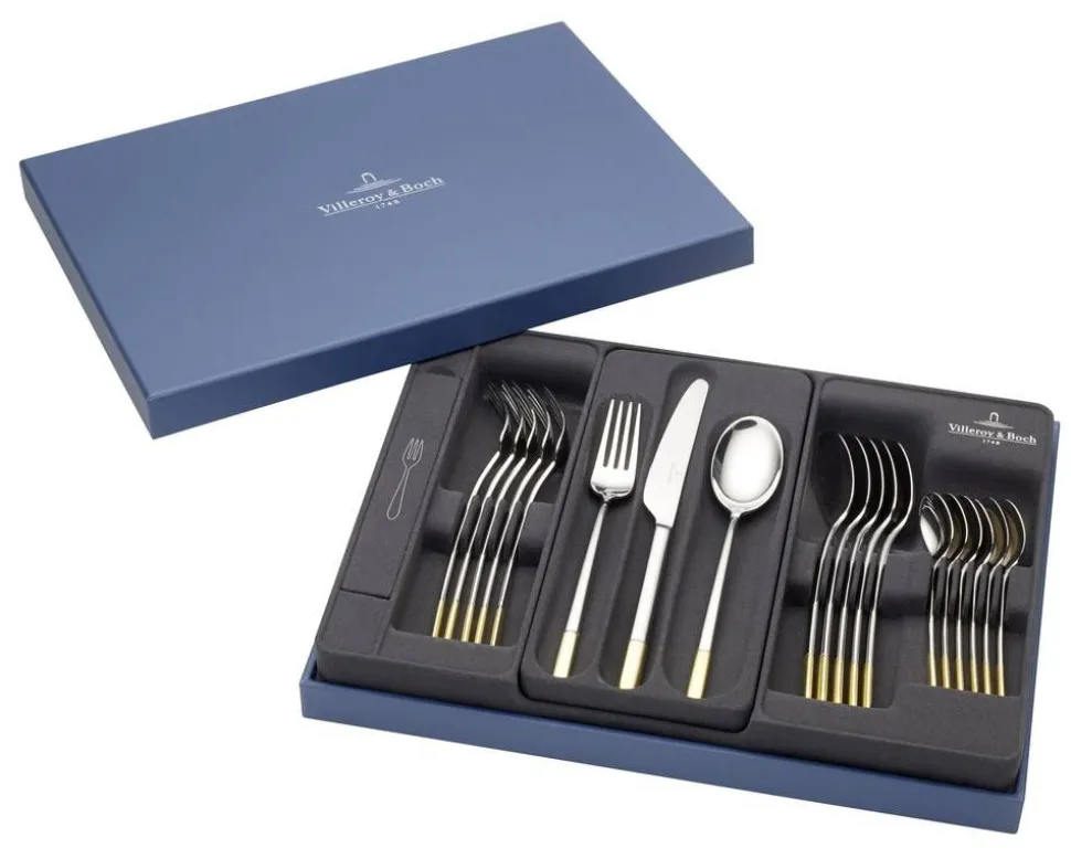 Villeroy&Boch Ella Partially Gold Plated Aterinsetti 30-os.