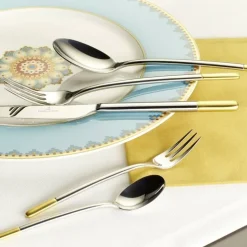 Villeroy&Boch Ella Partially Gold Plated Kahvilusikka 142mm