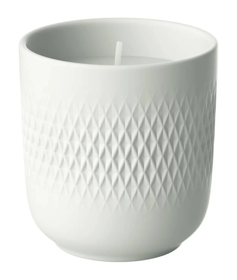 Villeroy&Boch Manufacture Collier Blanc tuoksukynttilä 8,5x8,5x9 cm 0,28l Carre Mystery