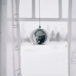 Virvatuli riippuvalaisin Bollen 1-os. LED kromi