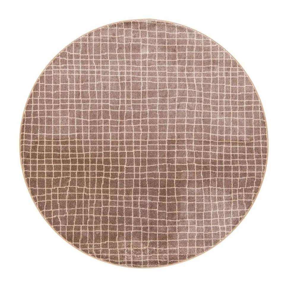 VM-Carpet Aari 14 ruskea, kantti 5938, Ø 200 cm