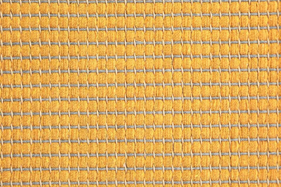 VM-Carpet Lyyra 71 keltainen, Ø 240 cm, kantti 41