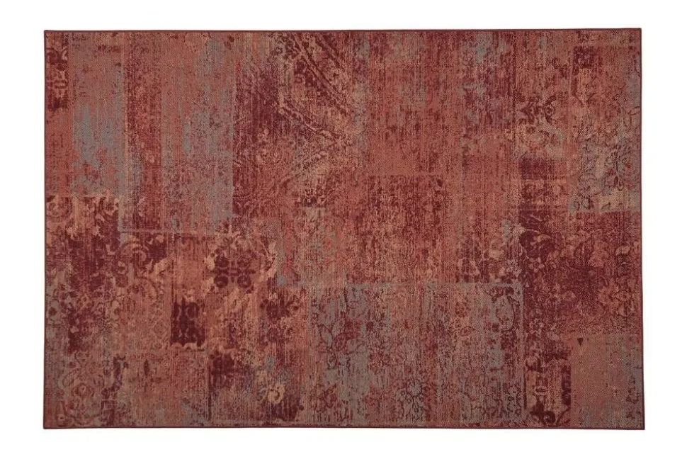 VM-Carpet matto Rustiikki 80x250 cm 14 puna-oranssi